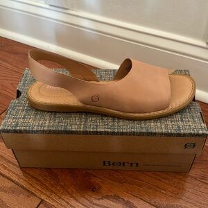 Born Womens Inlet Natural Sandals Size 11 Medium NIB